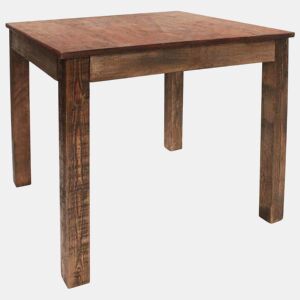 vidaXL Mesa de jantar mistura de madeiras recicladas 82x80x76 cm