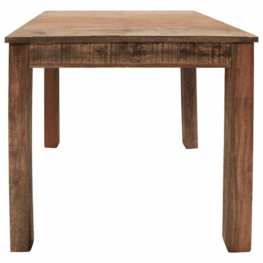 vidaXL Mesa de jantar mistura de madeiras recicladas 82x80x76 cm