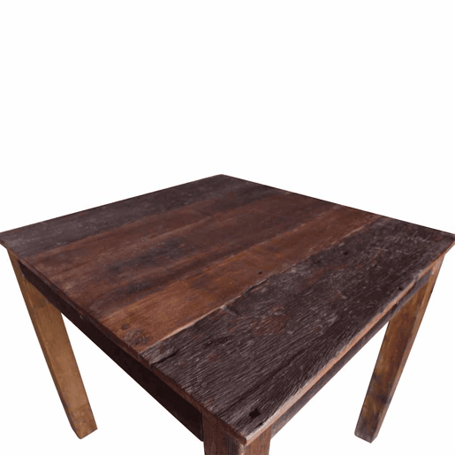 vidaXL Mesa de jantar mistura de madeiras recicladas 82x80x76 cm