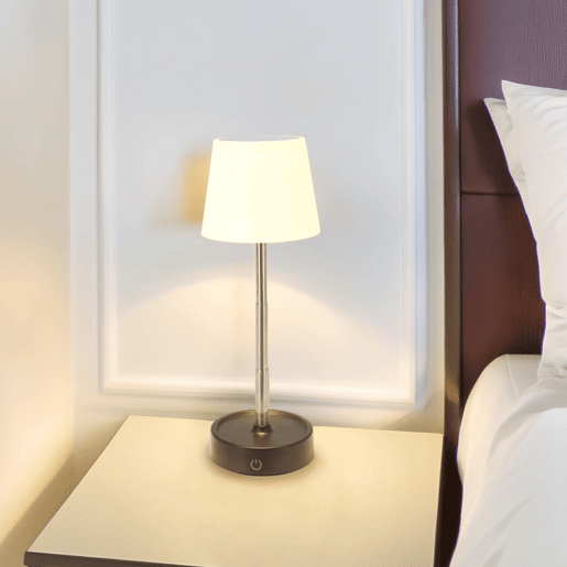 Candeeiro de mesa retrátil Well Home com luz LED SMD quente
