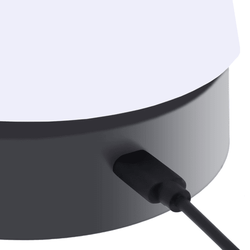 Candeeiro de mesa retrátil Well Home com luz LED SMD quente