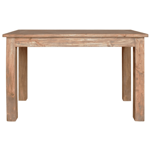 vidaXL Mesa de jantar madeira de mogno maciça 120x60x77 cm