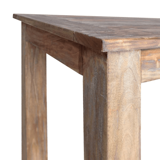 vidaXL Mesa de jantar madeira de mogno maciça 120x60x77 cm