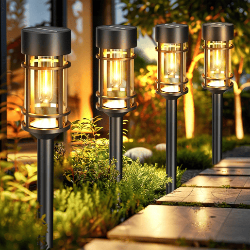 Luz solar de jardim Well Home com LED quente