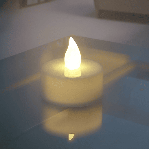 Well Home Conjunto de 15 lâmpadas LED cintilantes de efeito real
