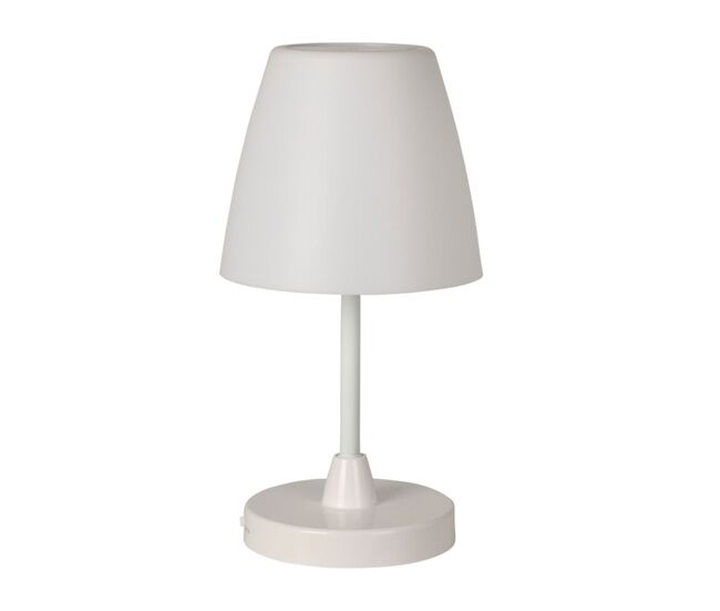 Well home lámpara de mesa led touch recargable con 3 niveles de brillo - luz blanca cálida ø13x30cm