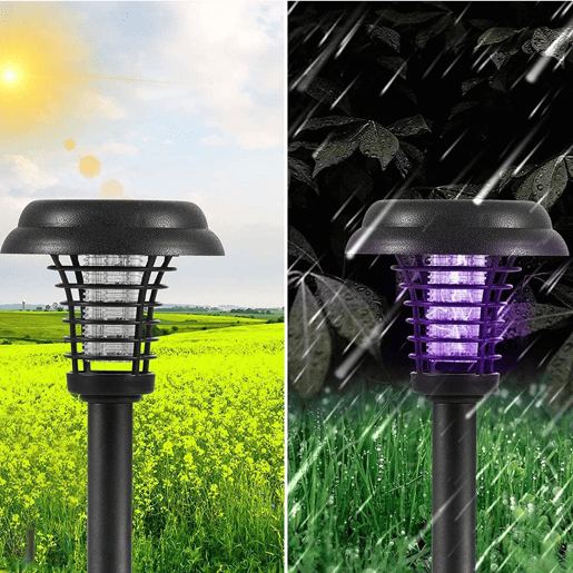 Well Home 2 em 1 luz assassina de mosquitos movida a energia solar