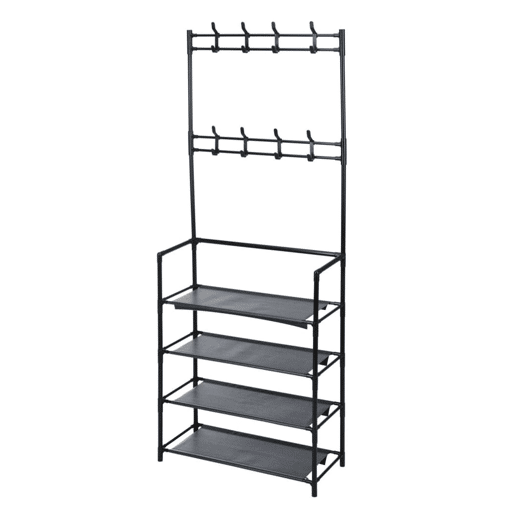 Well Home Cabide com 4 prateleiras de organização Alt.155cm