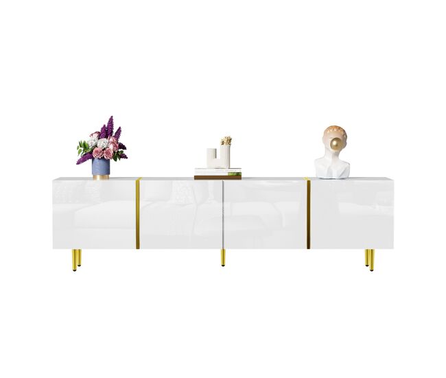Mueble TV de mdf con 4 puertas 170