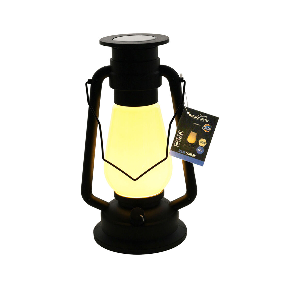 Well Home Lámpara Solar de Luz Cálida con Panel