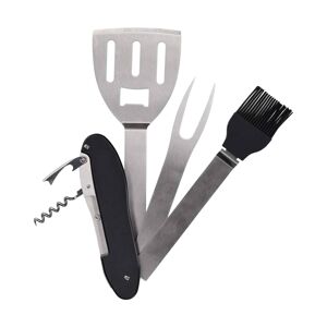 Conjunto multiferramenta Well Home 5IN 1 para grelhar com alças PP pretas