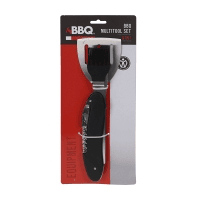 Conjunto multiferramenta Well Home 5IN 1 para grelhar com alças PP pretas