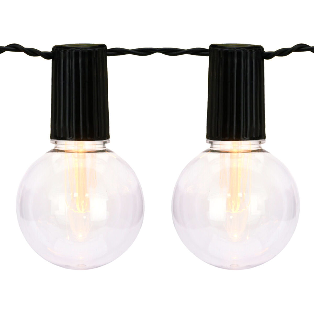 Well Home Set de 20 Luces Cálidas de Fiesta Solar con Panel LED