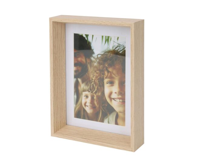 Well home marco de fotos de mdf y cristal 15x4x20cm