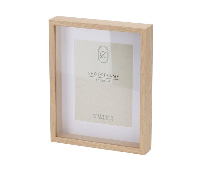 Well home marco de fotos con marco de madera 23x4,5x28,5cm para fotos de 15x20cm