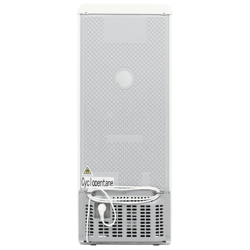 Frigorífico mini retro 105,5cm 92L de plástico com 2 portas e luz led,branco