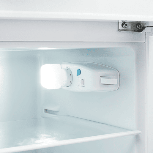 Frigorífico mini retro 105,5cm 92L de plástico com 2 portas e luz led,branco
