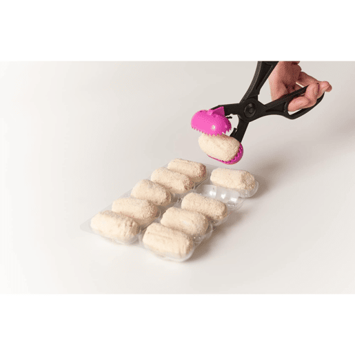 Kit básico La Croquetera + Pacote de utensílios multiuso em cor aleatória - 4 formas de massa intercambiáveis u200Bu200B+ Pacote de 10 bandejas de armazenamento + livreto c