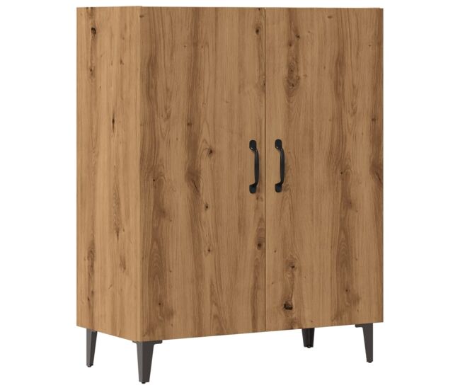 Vidaxl aparador de madera de ingeniería roble artisan 70x34x90 cm