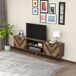 Mueble TV de panel de partículas con 2 puertas Mueble TV de panel de partículas con 2 puertas Natural