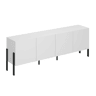 Suporte para TV 4 portas 200 cm Bérénice Branco