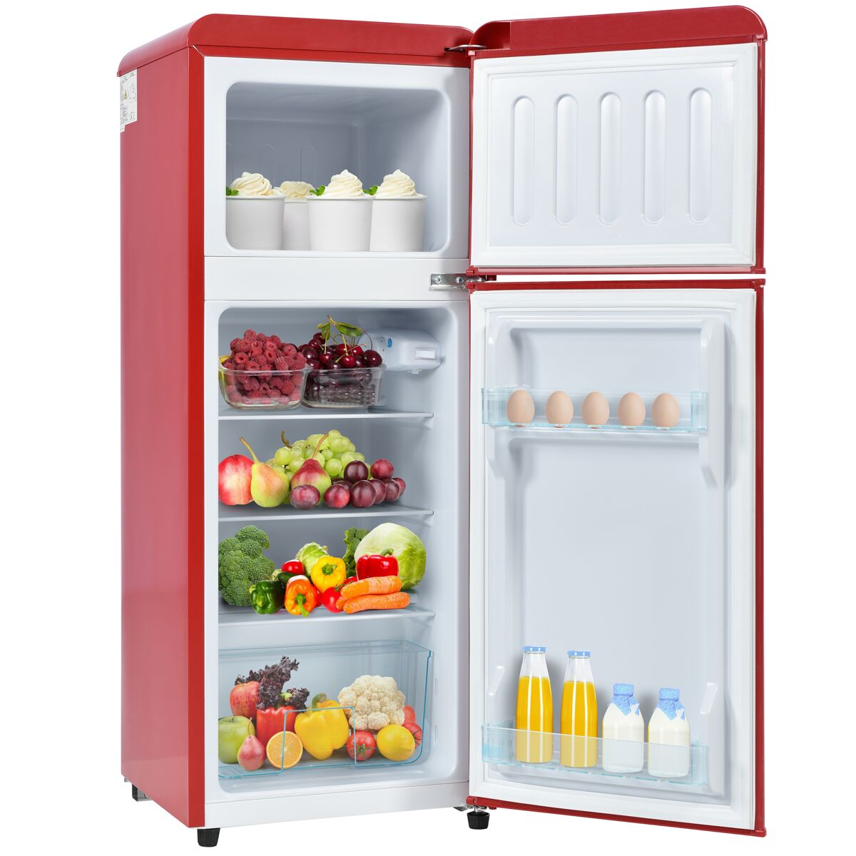 Frigorífico mini de plástico Rojo