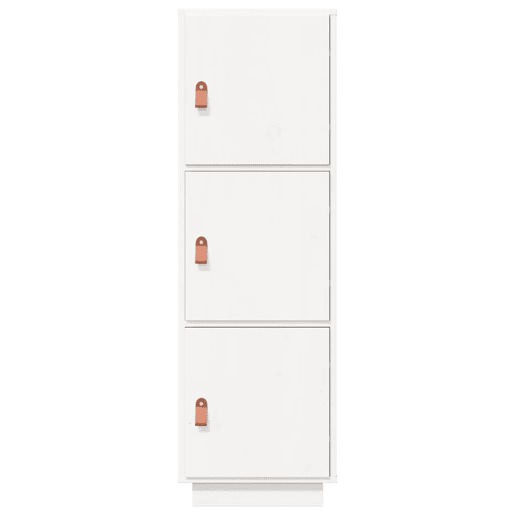 vidaXL Aparador alto 34x40x108,5 cm pinho maciço branco vidaXL Aparador alto 34x40x108,5 cm pinho maciço branco