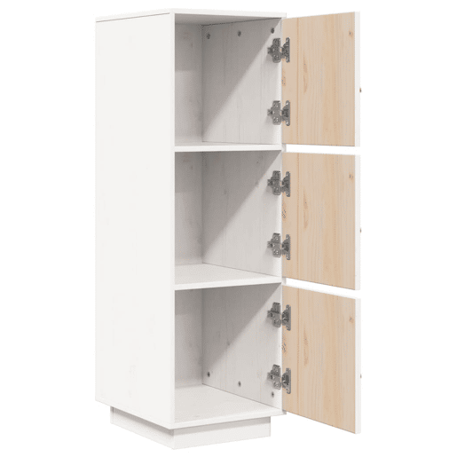 vidaXL Aparador alto 34x40x108,5 cm pinho maciço branco vidaXL Aparador alto 34x40x108,5 cm pinho maciço branco