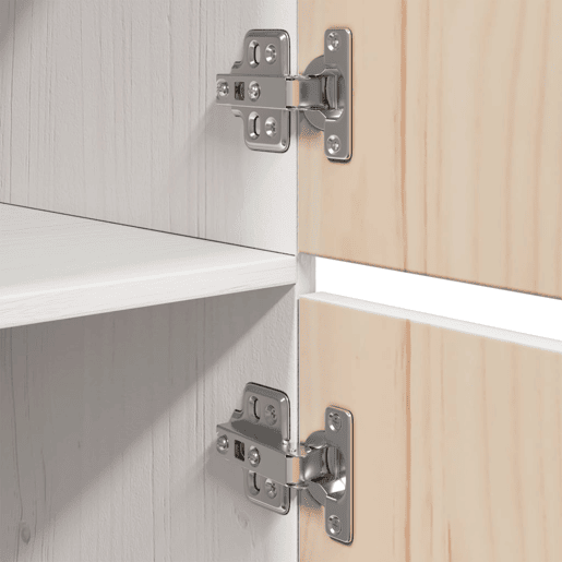 vidaXL Aparador alto 34x40x108,5 cm pinho maciço branco vidaXL Aparador alto 34x40x108,5 cm pinho maciço branco