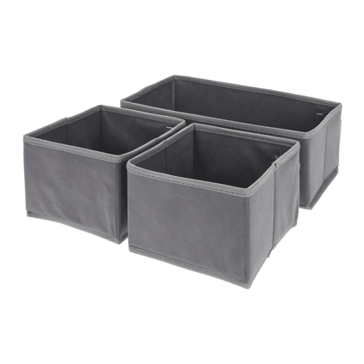 Conjunto organizador de 3 peças Well Home