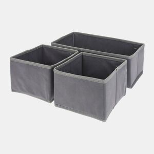 Conjunto organizador de 3 peças Well Home