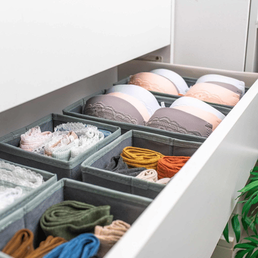 Conjunto organizador de 3 peças Well Home