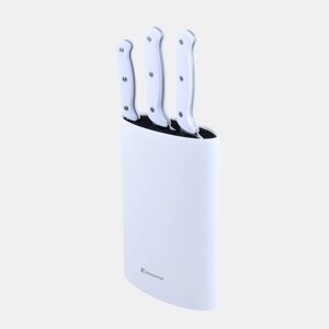 Conjunto de Facas Bergner NATURALLY BG Branco 4 Peças
