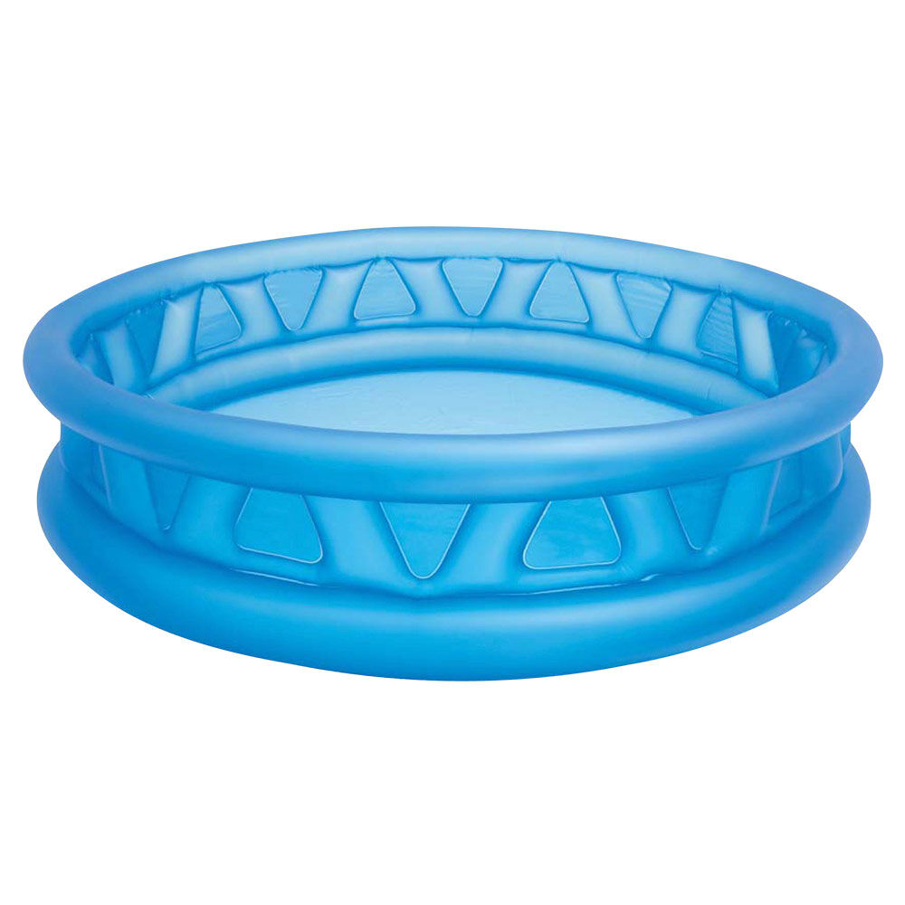 Piscina hinchable infantil con 2 aros y relieve intex