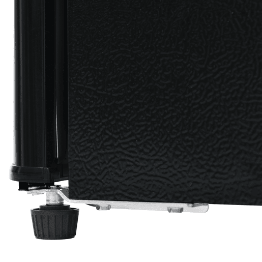 Frigorífico mini retro 105,5cm 92L de plástico com 2 portas e luz led,preto