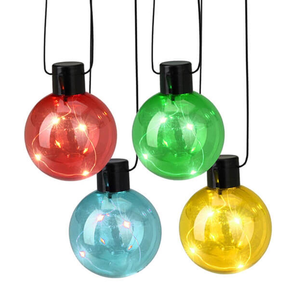 Well Home Cadena de luces LED con temporizador y 10 bombillas