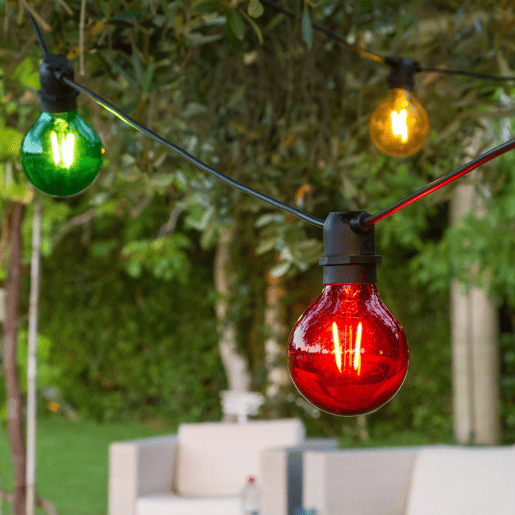 Well Home LED String Lights com temporizador e 10 lâmpadas