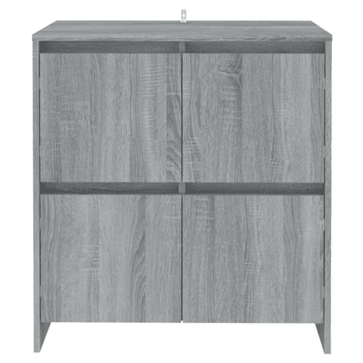 vidaXL Aparadores 2 pcs 70x41x75 cm derivados de madeira cinza sonoma vidaXL Aparadores 2 pcs 70x41x75 cm derivados de madeira cinza sonoma