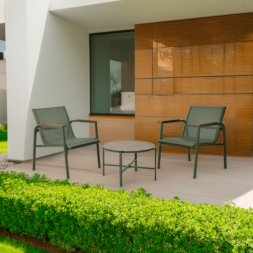 Conjunto de móveis de jardim de 3 peças Well Home