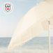 Aktive Sombrilla playa 16 varillas con flecos Aktive Sombrilla playa 16 varillas con flecos Beige