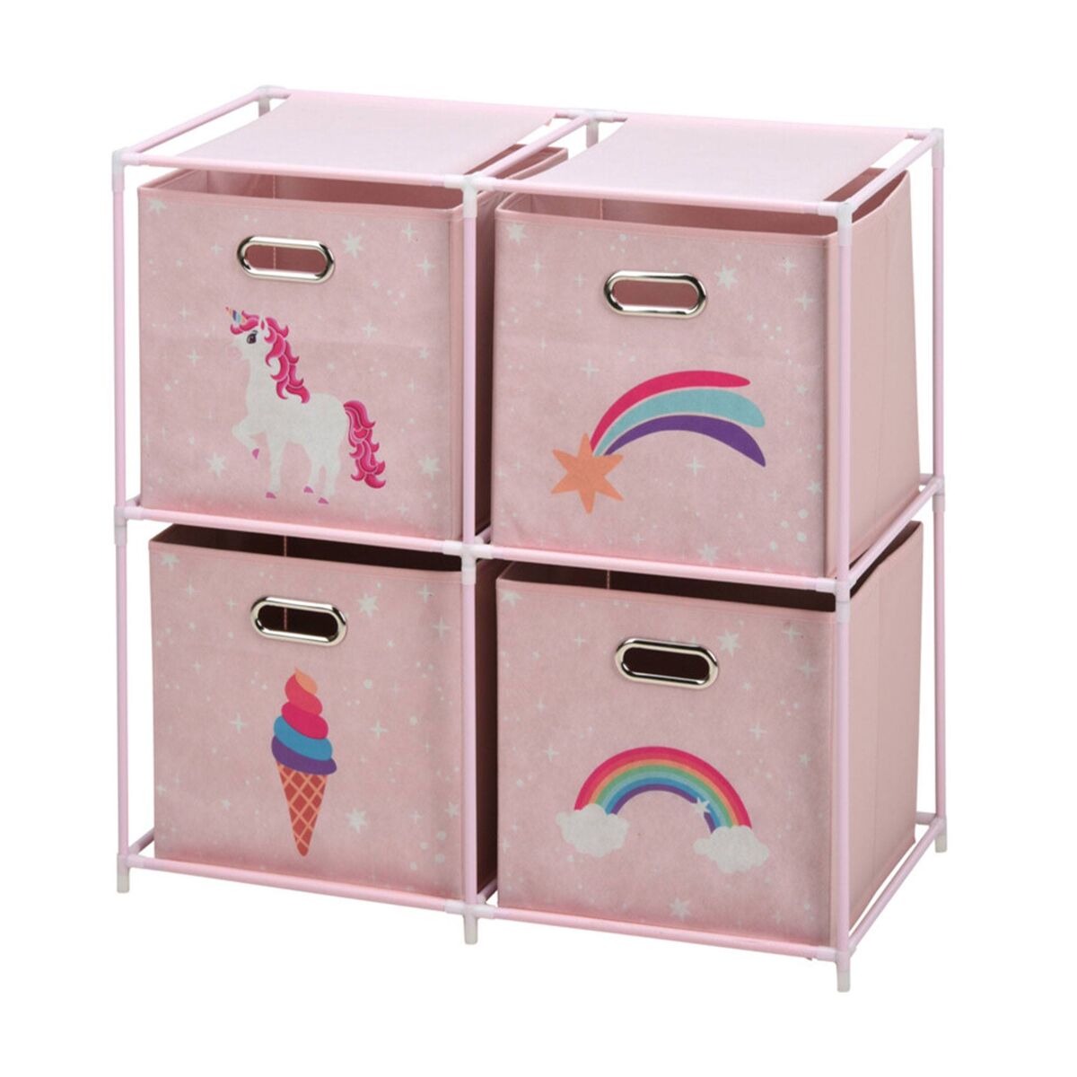Well Home Cajonera Infantil de 4 Compartimentos