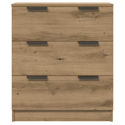 vidaXL Aparadores 3 pcs 60x30x70 cm deriv. madeira carvalho artisiano