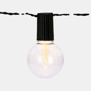 Well Home Conjunto de 20 luzes solares quentes para festas com painel de LED