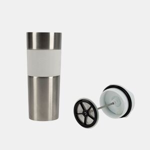 Caneca de Aço Inoxidável Bergner Coffe & Tea Lovers 460 ml