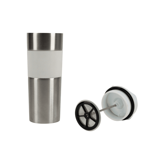 Caneca de Aço Inoxidável Bergner Coffe & Tea Lovers 460 ml