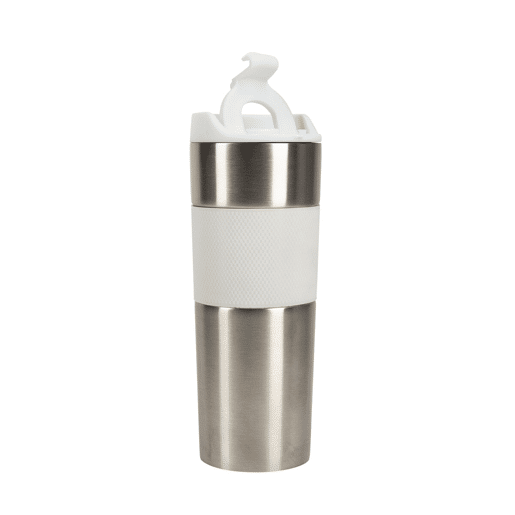 Caneca de Aço Inoxidável Bergner Coffe & Tea Lovers 460 ml