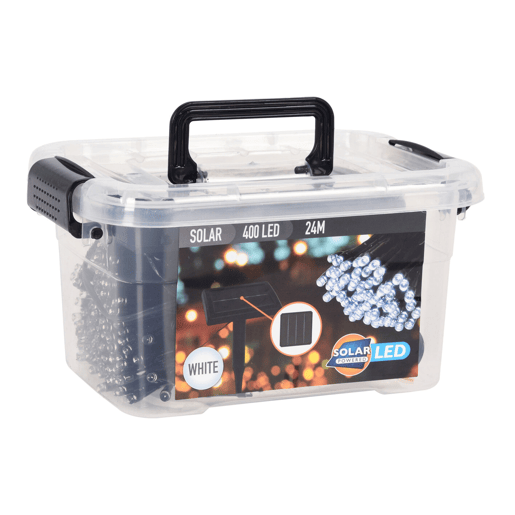 Fio de luz LED solar Well Home com 400 lâmpadas Fio de luz LED solar Well Home com 400 lâmpadas