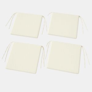 Well Home Conjunto de 4 almofadas para cadeiras com gravatas