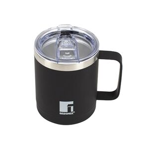 Caneca de Aço Inoxidável Bergner Coffe & Tea Lovers Preto 350 ml