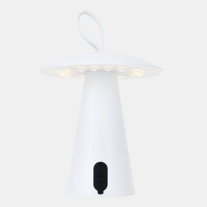 Candeeiro de mesa recarregável Well Home branco Ø15x17cm